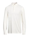 Filippo De Laurentiis Man Polo Shirt Cream Size 40 Cotton In White