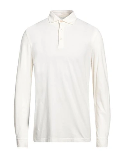 Filippo De Laurentiis Man Polo Shirt Cream Size 40 Cotton In White