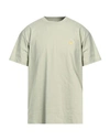 Carhartt Man T-shirt Sage Green Size M Cotton