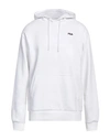 Fila Man Sweatshirt White Size L Cotton, Polyester