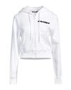 Moschino Woman Sweatshirt White Size 10 Cotton