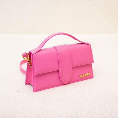 Pre-owned Jacquemus Le Bambino Pink Leather Shoulder Bag