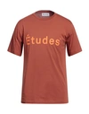 Etudes Studio Études Man T-shirt Brown Size L Organic Cotton
