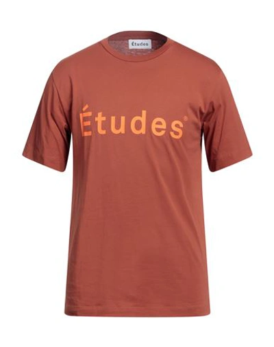 Etudes Studio Études Man T-shirt Brown Size L Organic Cotton
