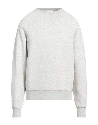 Woodrow Man Sweatshirt Light Grey Size M Cotton, Polyester