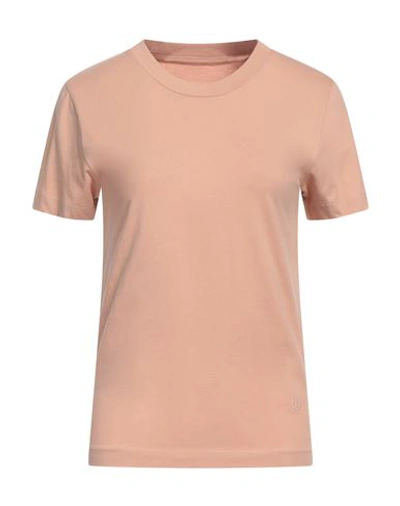 Mm6 Maison Margiela Woman T-shirt Blush Size L Cotton In Pink