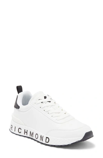 John Richmond Low Top Sneaker In White