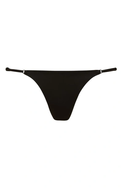 Onia Adjustable String Bikini Bottom In Black