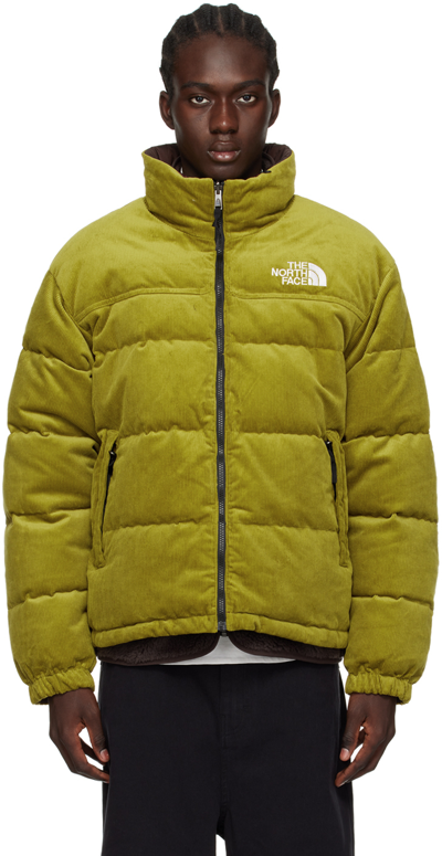 The North Face 92 Reversible Nuptse Casual Jackets, Parka Multicolor In Khaki,aubergine