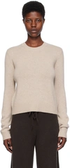 Lisa Yang The Mable Cashmere Cropped Sweater In Dove Grey