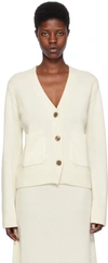 Lisa Yang The Danni Cashmere Cardigan In Beige