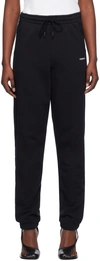 Coperni Black Drawstring Sweatpants In Black