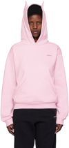 Coperni Logo-print Hoodie In Pink