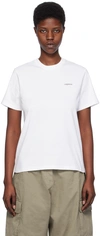 Coperni T-shirt Col Rond En Coton In Optwht Optic White