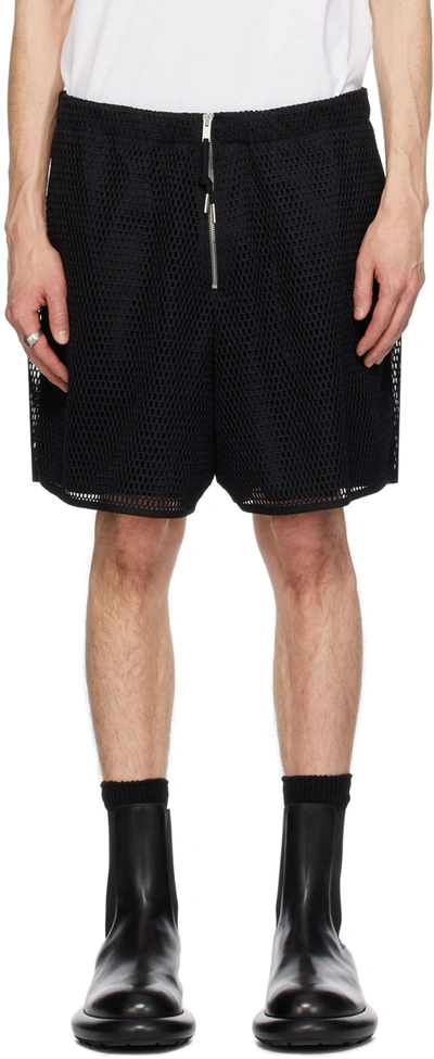 Jil Sander Black Layered Shorts In 001 Black