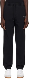 Coperni Black Drawstring Sweatpants In Black