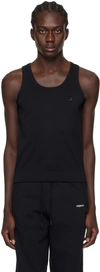 COPERNI BLACK EMBROIDERED TANK TOP