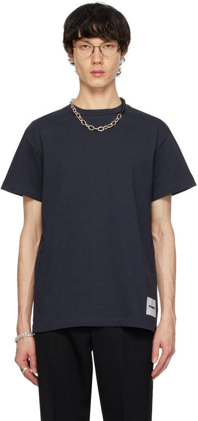 Jil Sander T-shirt In White/black