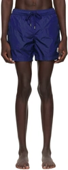 MONCLER BLUE DRAWSTRING SWIM SHORTS