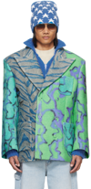 ERL MULTICOLOR PRINTED BLAZER