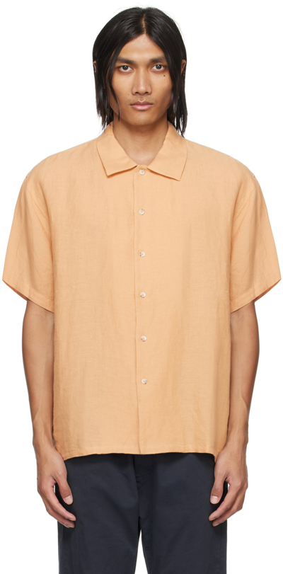 Commas Tan Oversized Shirt In Wheat