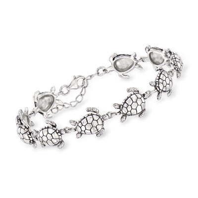 ROSS-SIMONS STERLING SILVER SEA TURTLE BRACELET