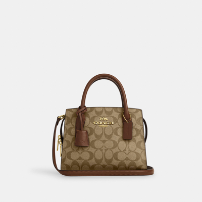 Coach Outlet Andrea Carryall In Signature Canvas In Multi