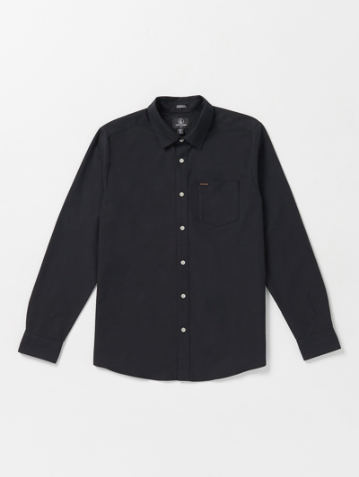 Volcom Veeco Oxford Long Sleeve Shirt - Black