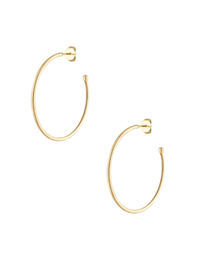 Alexa Leigh Women's Skinny 18k-gold-filled Hoop Earrings In Yellow Gold