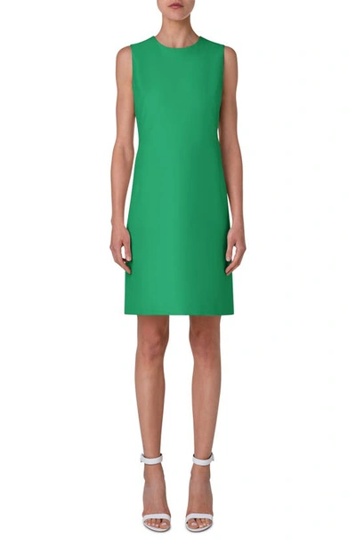 Akris Women's Cotton & Silk-blend Straight A-line Dress In Leaf