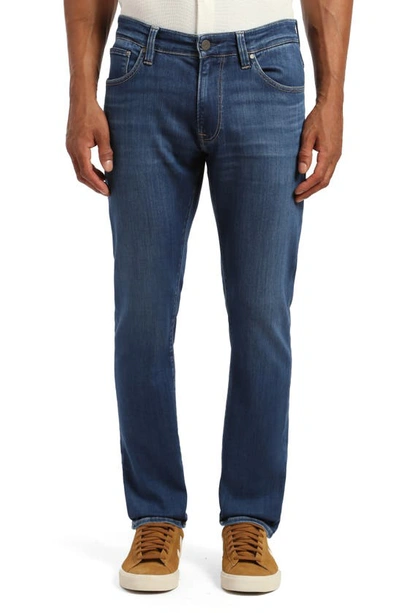 34 Heritage Courage Straight Leg Jeans In Ocean Refined