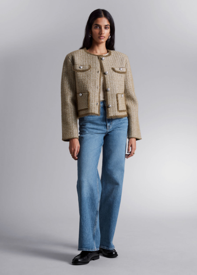 Other Stories Wide Jeans In Blue