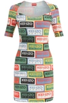 Kenzo Synthetic Fibers Dress In Multicolor
