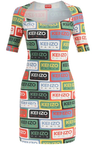 KENZO LABELS' MINI DRESS