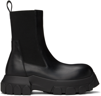 Rick Owens Man Black Boots