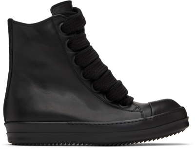 Rick Owens Trainer Trainers In Black Leather In Black  