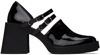 Justine Clenquet Black Jennie Mary-jane Heels In Black Patent