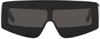 Rick Owens Phleg Sunglasses Men In 0909 Black/black