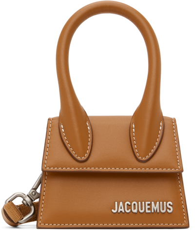 JACQUEMUS BROWN LE CHOUCHOU 'LE CHIQUITO HOMME' BAG