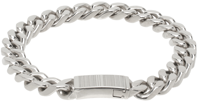 Vtmnts Silver Curb Chain Bracelet