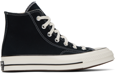 Converse Black Chuck 70 Sneakers In Black/black/egret