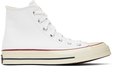 CONVERSE WHITE CHUCK 70 HIGH TOP SNEAKERS