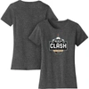 CHECKERED FLAG CHECKERED FLAG SPORTS HEATHER CHARCOAL 2024 CLASH AT THE COLISEUM T-SHIRT