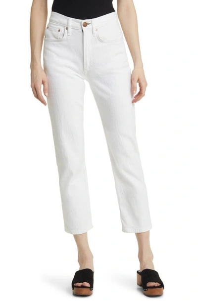 Rag & Bone Women's Wren High-rise Stretch Slim-straight Jeans In White