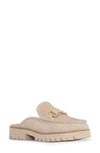 Donald Pliner Hampton Moc Toe Platform Mule In Sand-sand