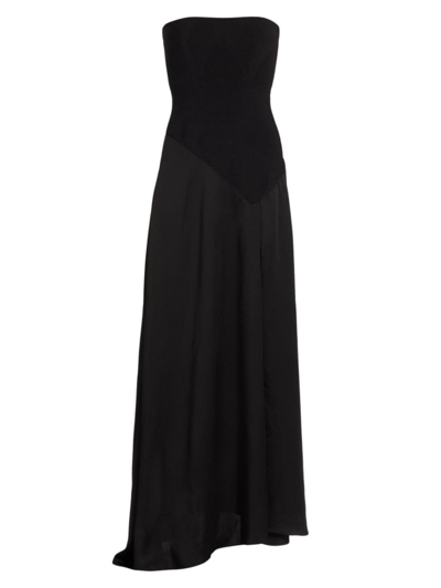 Simkhai Women's Kory Bustier Combo Midi-dress In Black