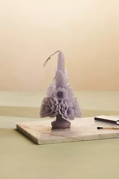 Terrain Oaxacan Floral Taper Candle, Medium