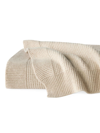 Sferra Pettra Lambswool Throw Blanket In Beige