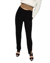 Pinko Pietro Crepe Trousers In Black In Black