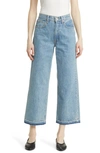 Closed Hi-sun High Waist Ankle Flare Jeans In Mid Blue